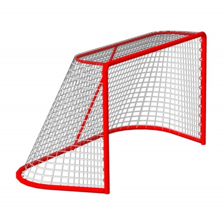 Купить Сетка хоккейная на ворота 1,22мх1,83мх0,5мх1,15м, нить 2,6 мм, безузловая в Беслане 
